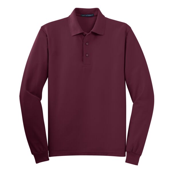 Silk Touch Long Sleeve Polo Thumbnail