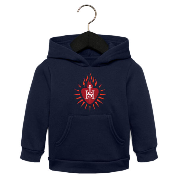 Red Heart Logo - Toddler Sponge Fleece Pullover Hoodie Thumbnail