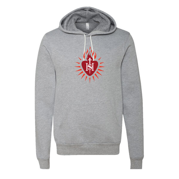 Red Heart Logo - Sponge Fleece Hoodie Thumbnail