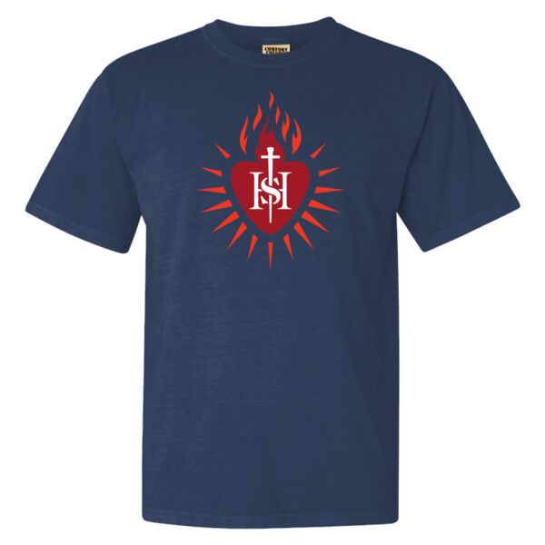 Red Heart Logo - Garment-Dyed Heavyweight T-Shirt Thumbnail