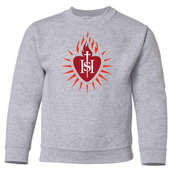 Red Heart Logo - Heavy Blend™ Youth Sweatshirt Thumbnail