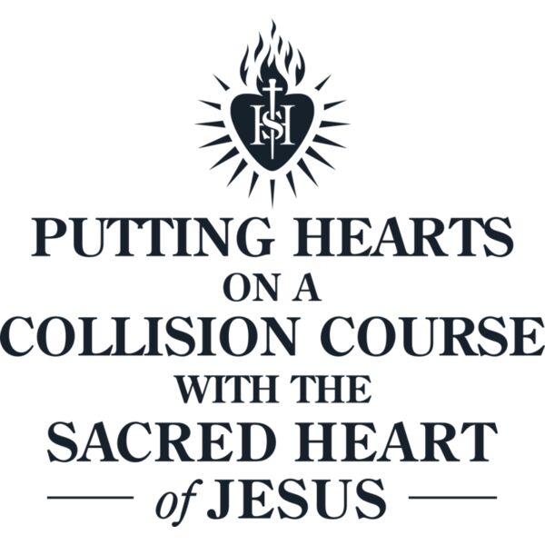 Heart Back Navy Text Thumbnail