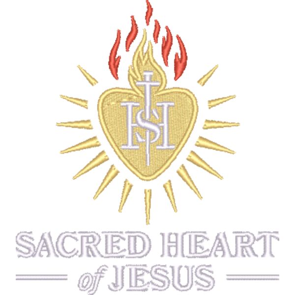 Sacred Heart of Jesus Left Chest Embroidery Thumbnail